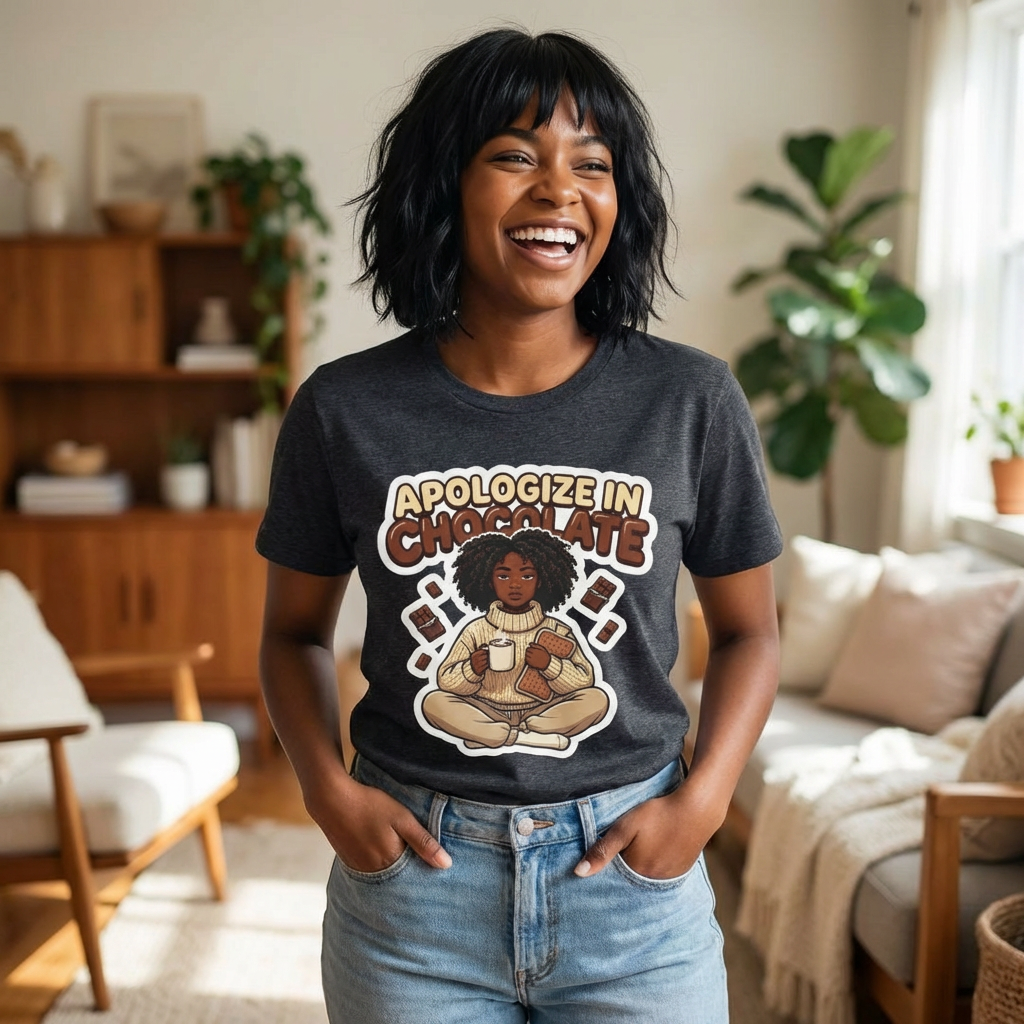 Apologize in Chocolate T‑Shirt — Cozy Chocolate Lover T-Shirt