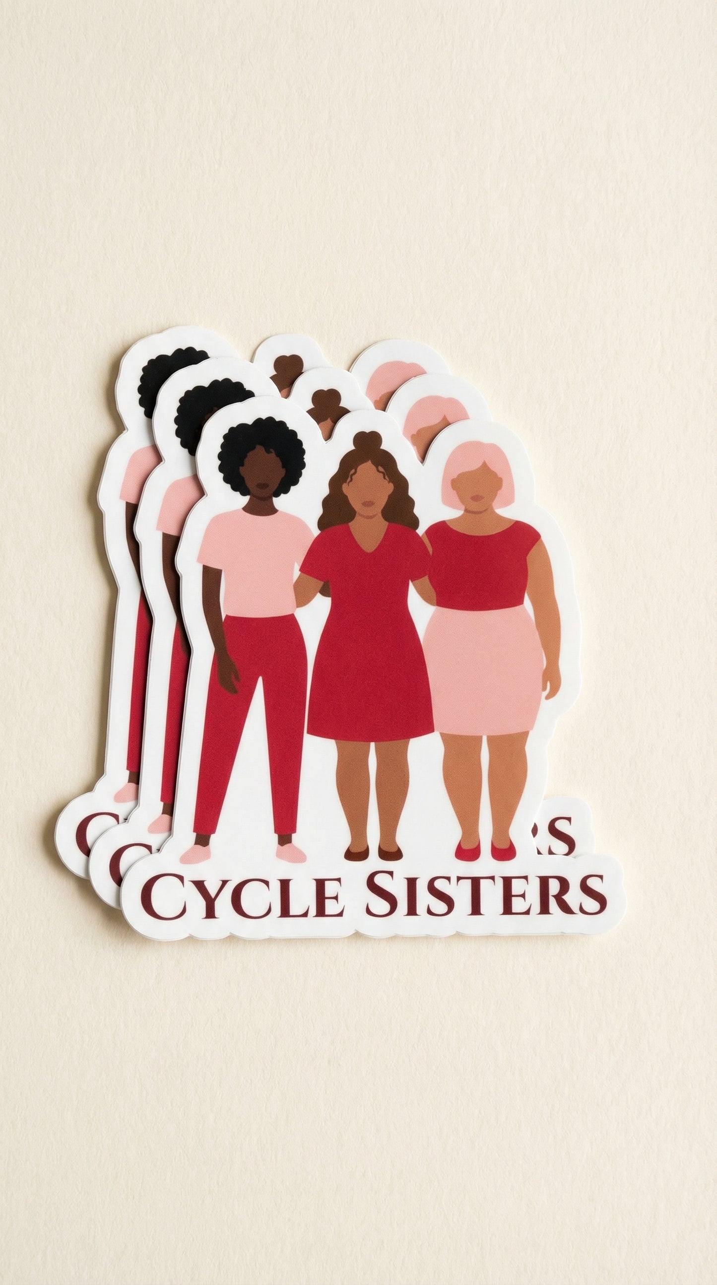 Cycle Sisters Sticker | Period Power Vinyl Decal