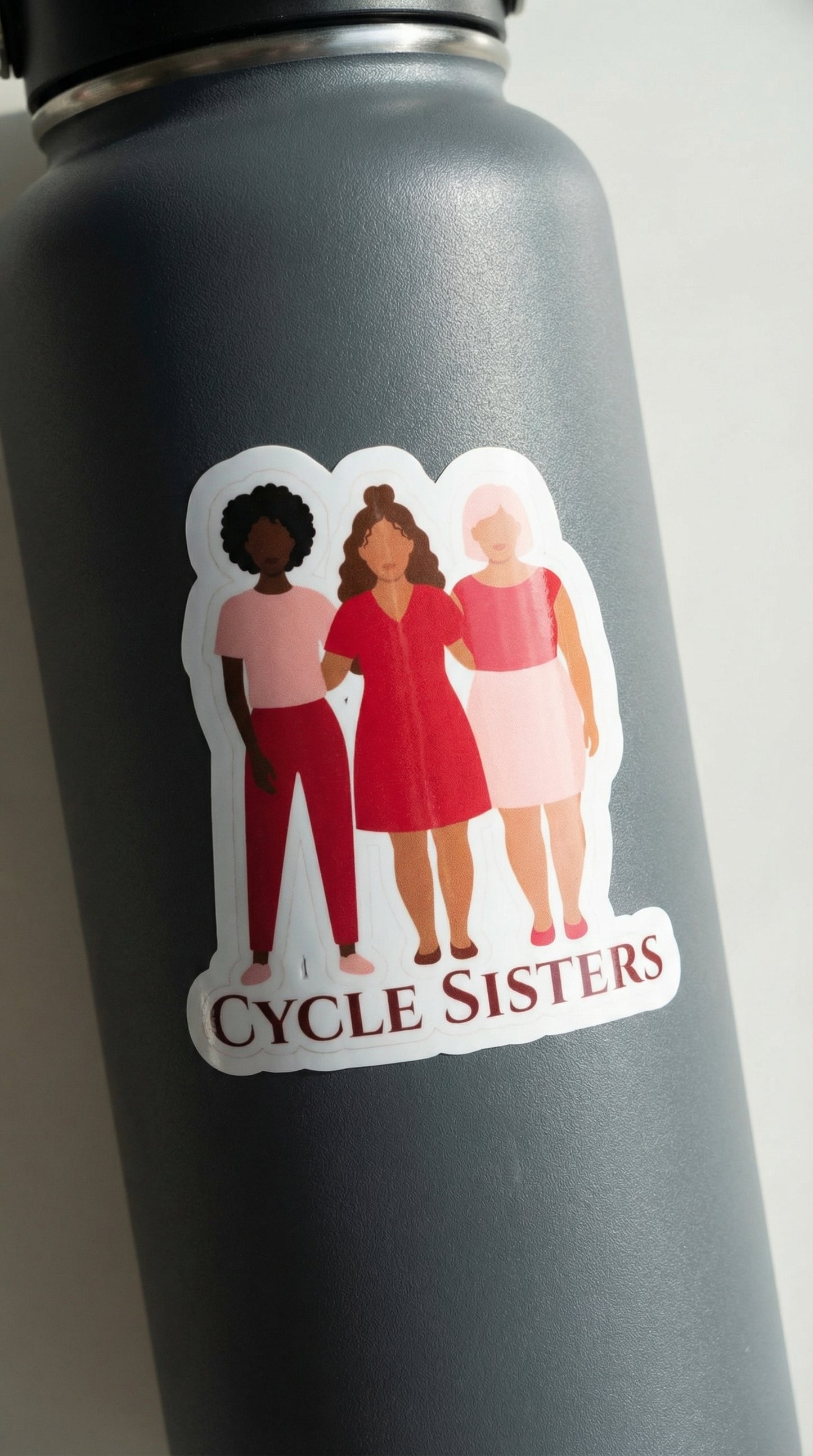 Cycle Sisters Sticker | Period Power Vinyl Decal