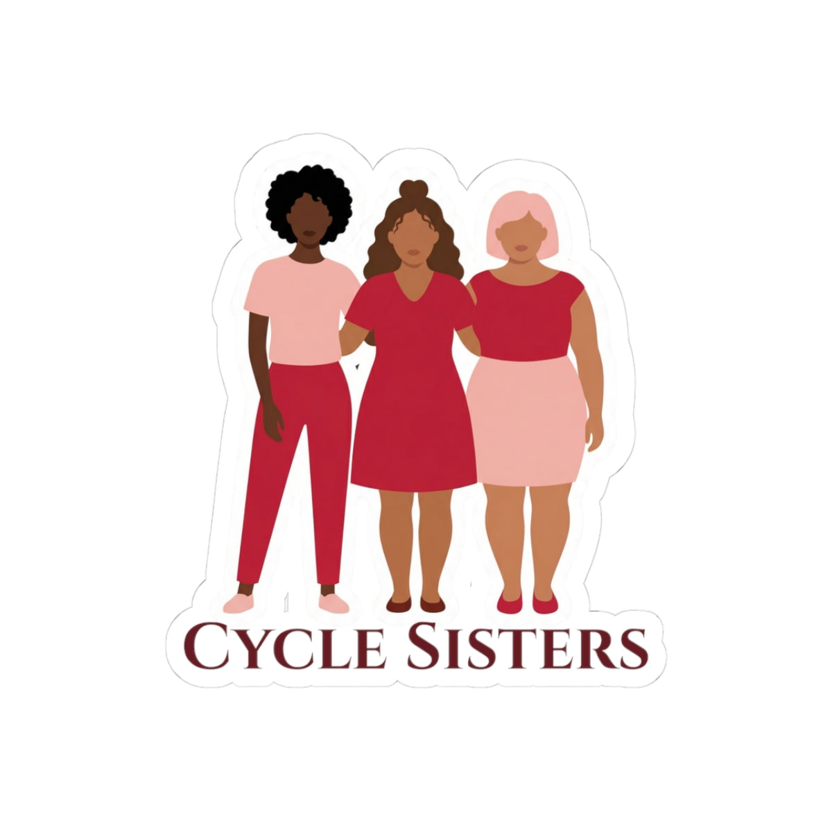 Cycle Sisters Sticker | Period Power Vinyl Decal